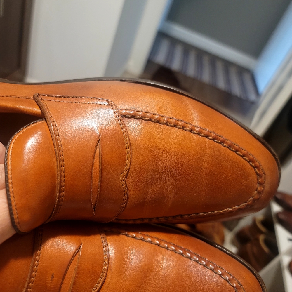 Allen Edmonds Tan Leather Loafers